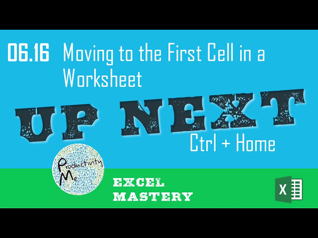 فیلم آموزشی: Excel: انتقال به آخرین سلول یک کاربرگ (Ctrl + End) با زیرنویس فارسی
