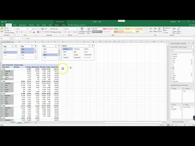 فیلم آموزشی: به ابعاد به جدول محوری MS Excel دسترسی پیدا کنید با زیرنویس فارسی