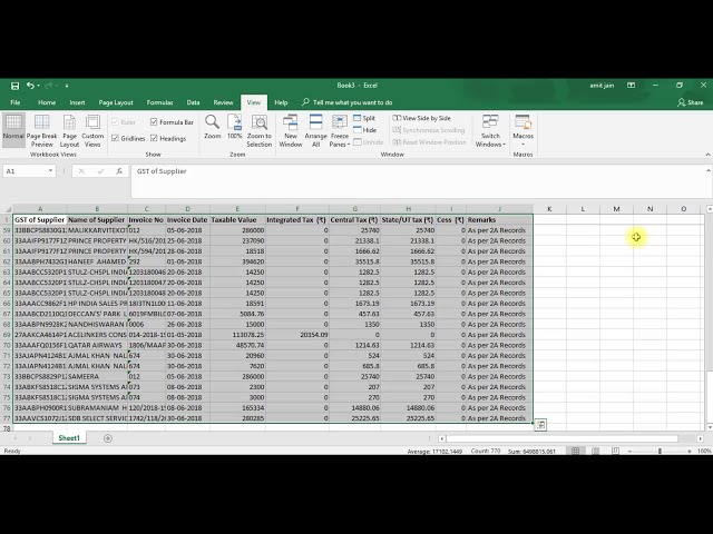 فیلم آموزشی: تطبیق GSTR 2A در چند مرحله آسان در اکسل در 5 دقیقه