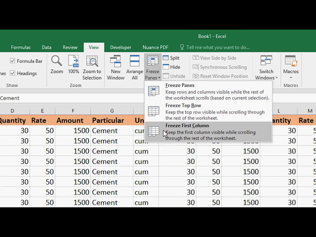 فیلم آموزشی: نحوه ثابت کردن سطرها و ستون های Unfreeze در MS Excel (Excel 2003-2016) با زیرنویس فارسی