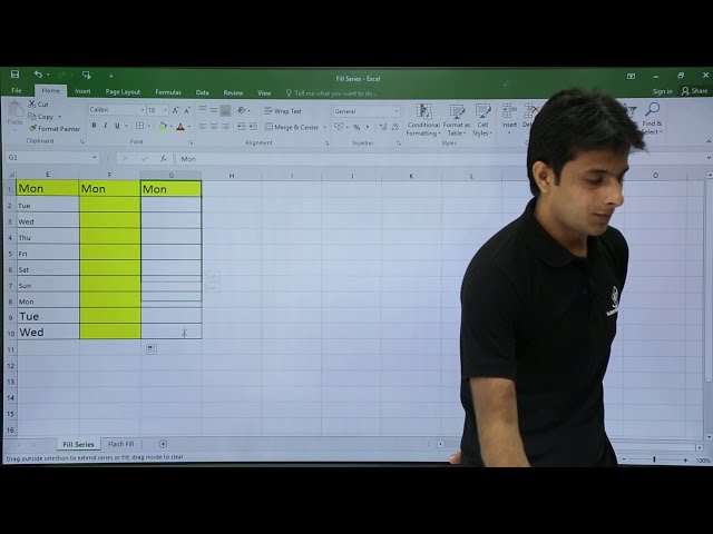 فیلم آموزشی: MS Excel - Fill Series