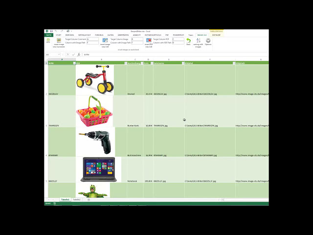 فیلم آموزشی: درج تصویر در سلول اکسل به صورت خودکار - Excel Image Assistant AddIn - IMAGE-XLS با زیرنویس فارسی