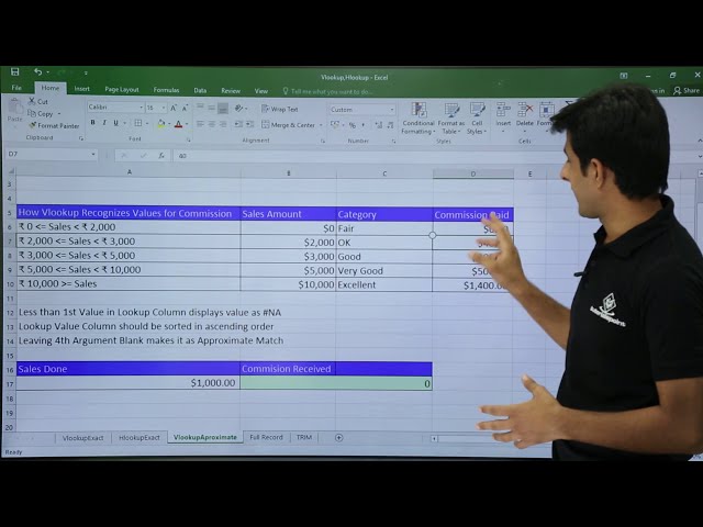 فیلم آموزشی: MS Excel - مطابقت تقریبی VLookup با زیرنویس فارسی