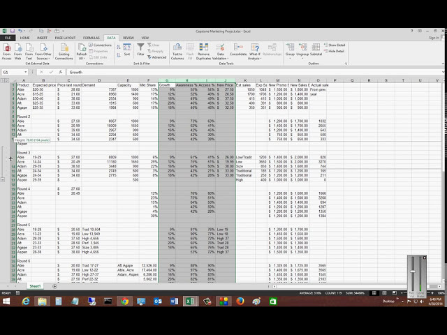 فیلم آموزشی: نحوه گروه بندی و جداسازی ردیف ها و ستون ها در Microsoft Excel 2013 با زیرنویس فارسی