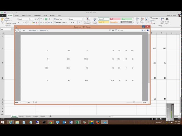 فیلم آموزشی: نحوه ذخیره workbook به عنوان یک سند XPS در Microsoft Excel 2013 با زیرنویس فارسی