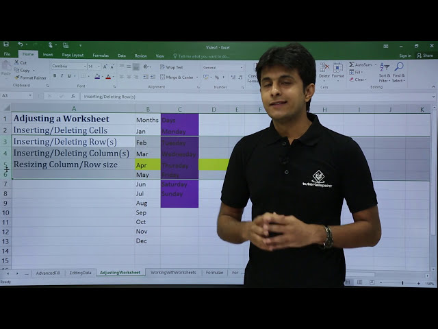 فیلم آموزشی: MS Excel - تنظیم کاربرگ با زیرنویس فارسی