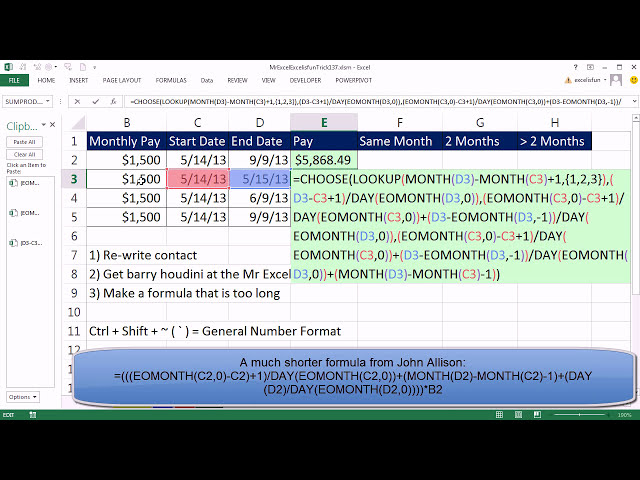 فیلم آموزشی: ترفند 137 آقای Excel excelisfun: تاریخ شروع و پایان، کل پرداخت در طول دوره حقوق ماهانه چیست؟ با زیرنویس فارسی