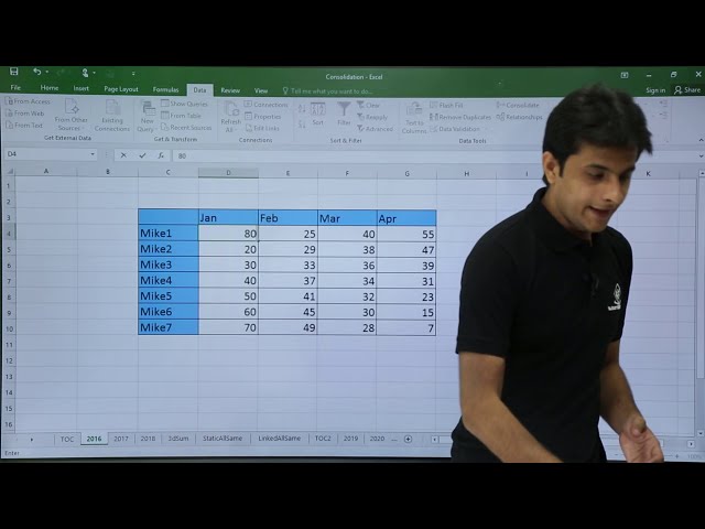 فیلم آموزشی: MS Excel - Consolidation