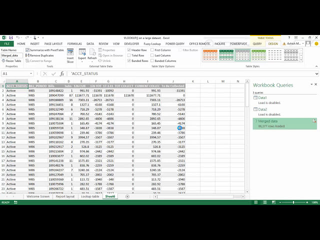 فیلم آموزشی: سرعت بخشیدن به کار یک VLOOKUP در یک پایگاه داده بزرگ با زیرنویس فارسی