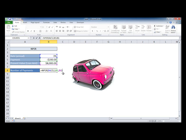 فیلم آموزشی: تعداد پرداخت های وام را با تابع NPER محاسبه کنید با زیرنویس فارسی