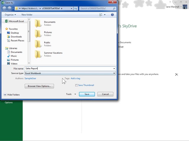 فیلم آموزشی: Excel 2013 فایل ها را در فضای ابری ذخیره و به اشتراک بگذارید با زیرنویس فارسی