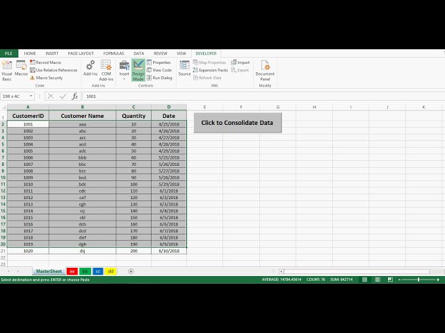 فیلم آموزشی: VBA برای ادغام داده ها از چندین برگه - Excel VBA Example توسط Exceldestination با زیرنویس فارسی