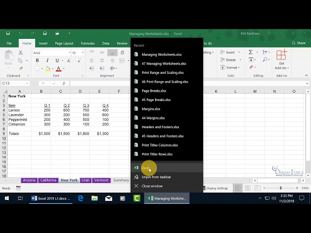 فیلم آموزشی: آموزش Microsoft Excel 2019 برای مبتدیان - نحوه استفاده از اکسل قسمت 6 با زیرنویس فارسی