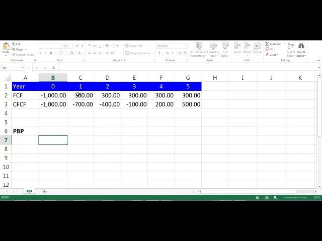 فیلم آموزشی: محاسبه PBP با استفاده از Excel با زیرنویس فارسی