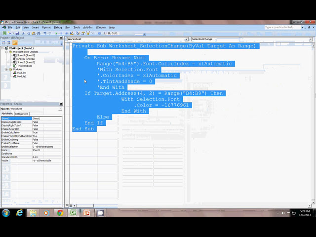 فیلم آموزشی: Excel VBA: چگونه فونت و اندازه فونت را در ویرایشگر VBA اکسل بزرگتر کنیم با زیرنویس فارسی