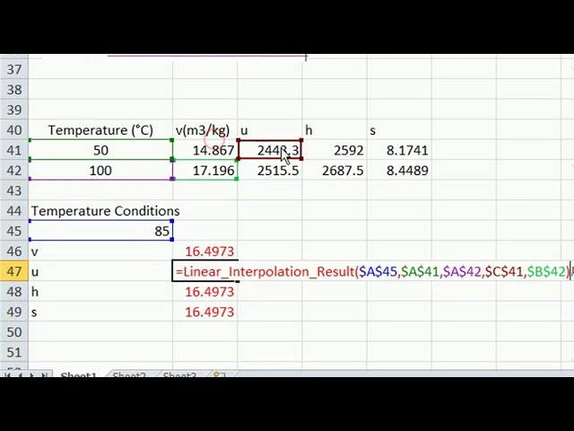 فیلم آموزشی: درون یابی خطی ترمودینامیکی در Excel VBA با زیرنویس فارسی