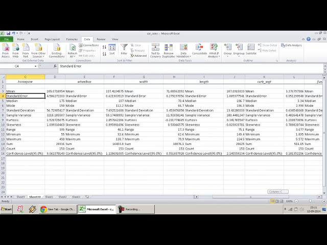 فیلم آموزشی: آمار توصیفی - Excel Data Analysis ToolPak با زیرنویس فارسی