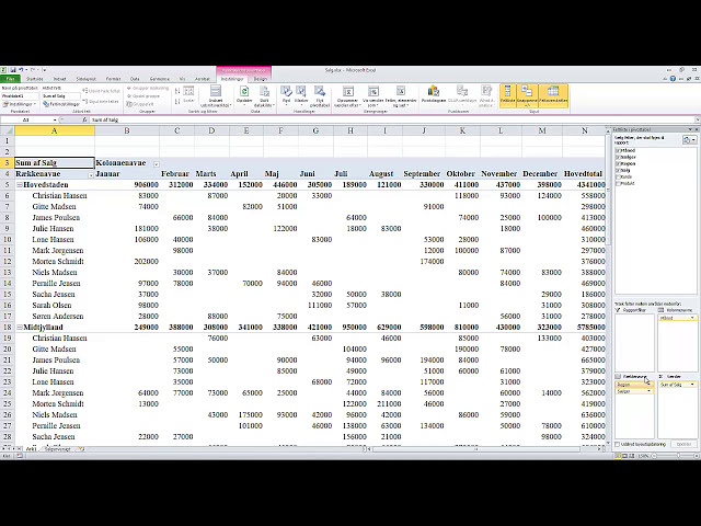 فیلم آموزشی: مقدمه تا تبلت محوری MS Excel 2010