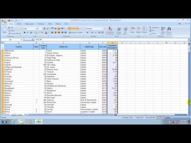 فیلم آموزشی: از تابع جمع در ستون MS Excel 2007 استفاده کنید