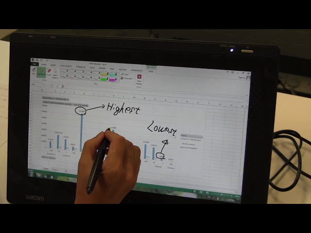 فیلم آموزشی: Wacom DTU 1631 با Microsoft Office Excel