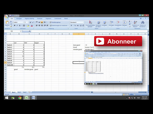 فیلم آموزشی: Cursus Excel Les 5: Geneste Als-functie با زیرنویس فارسی