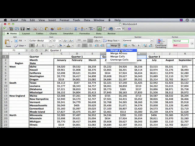 فیلم آموزشی: نحوه ادغام یا تقسیم سلول ها و داده ها در Microsoft Excel: نکات MS Excel با زیرنویس فارسی