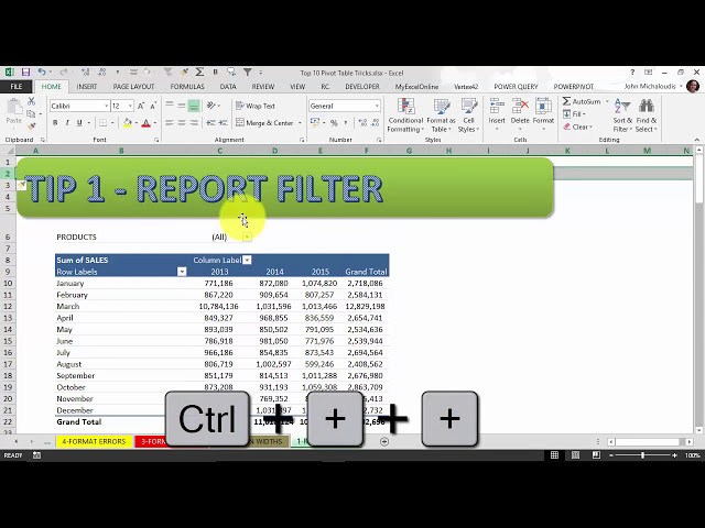 فیلم آموزشی: 10 نکته Excel Pivot Table برای تبدیل شدن شما به یک متخصص اکسل | آموزش های اکسل با زیرنویس فارسی
