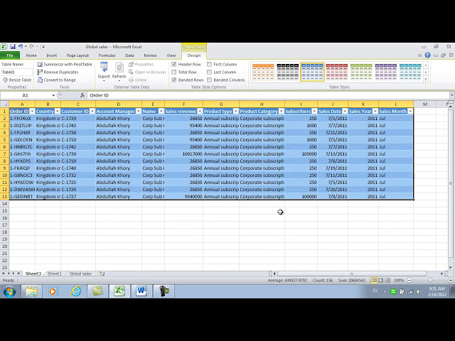 فیلم آموزشی: یک جدول محوری برای تجزیه و تحلیل داده ها در Microsoft Excel 2010 ایجاد کنید با زیرنویس فارسی
