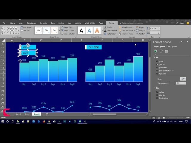 فیلم آموزشی: #اکسل #آموزش | نحوه ایجاد گزارش داشبورد #Analytics زیبا در مایکروسافت اکسل
