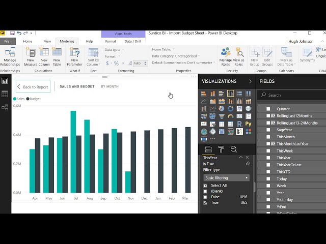 فیلم آموزشی: نحوه وارد کردن یک صفحه گسترده بودجه به Power BI برای تجزیه و تحلیل واریانس با زیرنویس فارسی