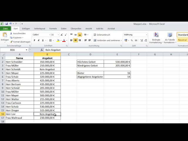 فیلم آموزشی: Wichtige Excel Funktionen - ANZAHL و ANZAHL2 با زیرنویس فارسی