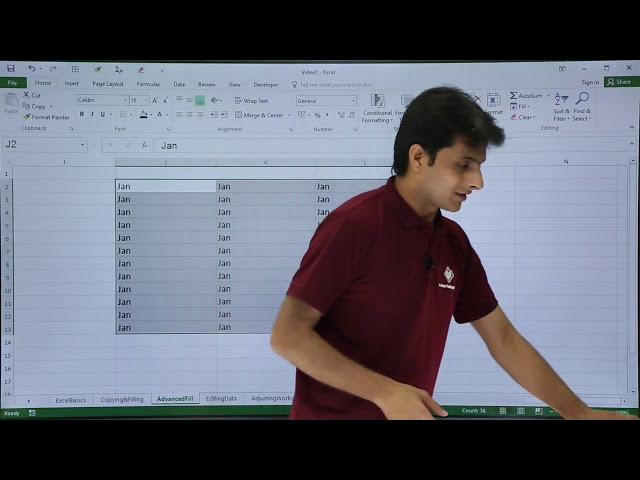 فیلم آموزشی: MS Excel - Advanced Fill