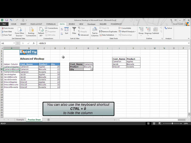 فیلم آموزشی: Vlookup پیشرفته در مایکروسافت اکسل با زیرنویس فارسی