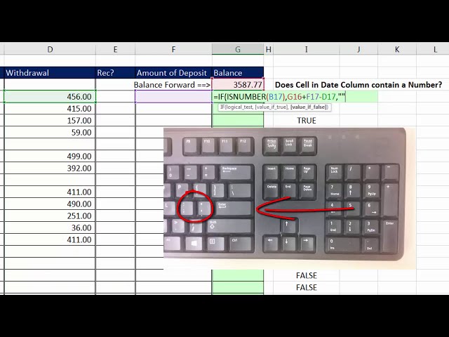 فیلم آموزشی: Excel & Business Math 28: IF Function, IS Functions & Building a Check Register سایر ترفندهای IF نیز با زیرنویس فارسی