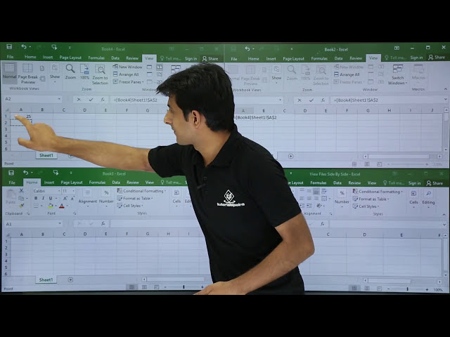فیلم آموزشی: MS Excel - مشاهده فایل ها در کنار هم