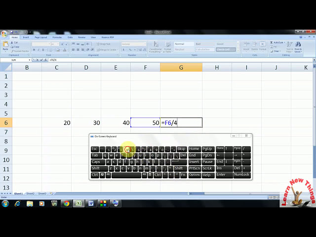 فیلم آموزشی: کلیدهای میانبر برای فرمول ها و محاسبه در MS Excel (+*-/%) با زیرنویس فارسی
