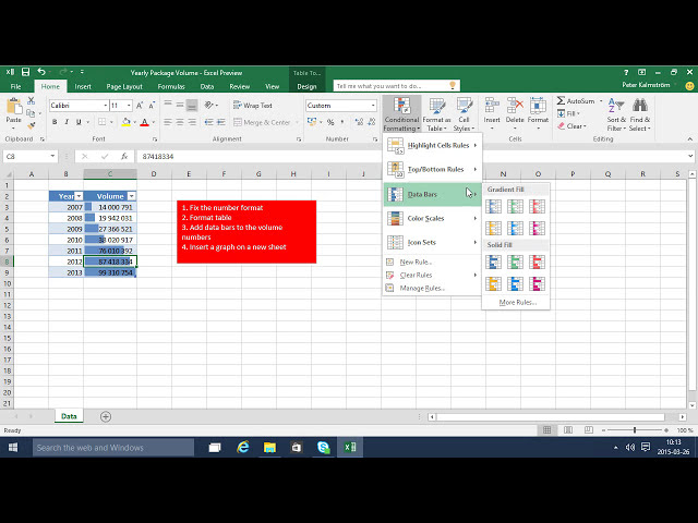 فیلم آموزشی: Excel 2016 from Scratch - Visualization C با زیرنویس فارسی