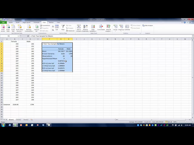 فیلم آموزشی: نحوه استفاده از Excel-The z-Test-Two-Sample for Means Tool با زیرنویس فارسی