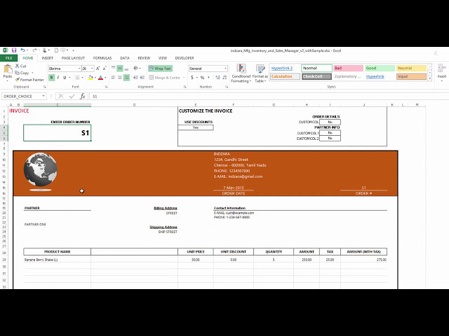 فیلم آموزشی: مدیریت موجودی تولید و فروش - قالب Excel v2 - نمای کلی محصول با زیرنویس فارسی