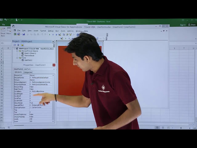 فیلم آموزشی: Excel VBA - ایجاد فرم کاربر با زیرنویس فارسی