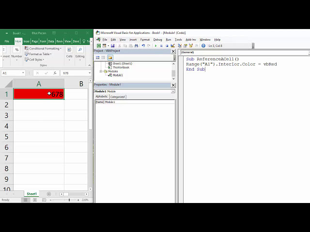 فیلم آموزشی: نحوه ارجاع سلول در Excel VBA با زیرنویس فارسی