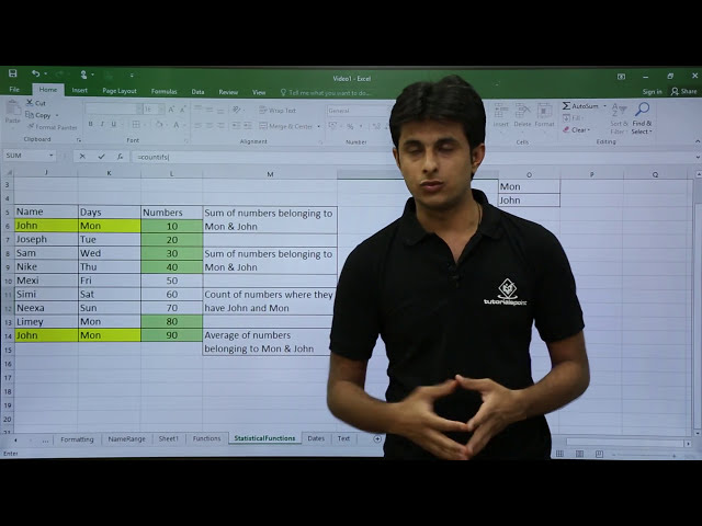 فیلم آموزشی: MS Excel - توابع آماری با زیرنویس فارسی