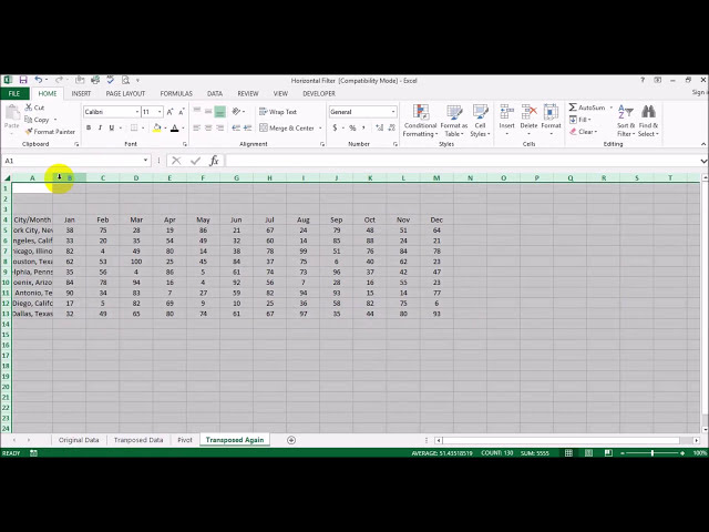 فیلم آموزشی: فیلترهای افقی در MS Excel با زیرنویس فارسی