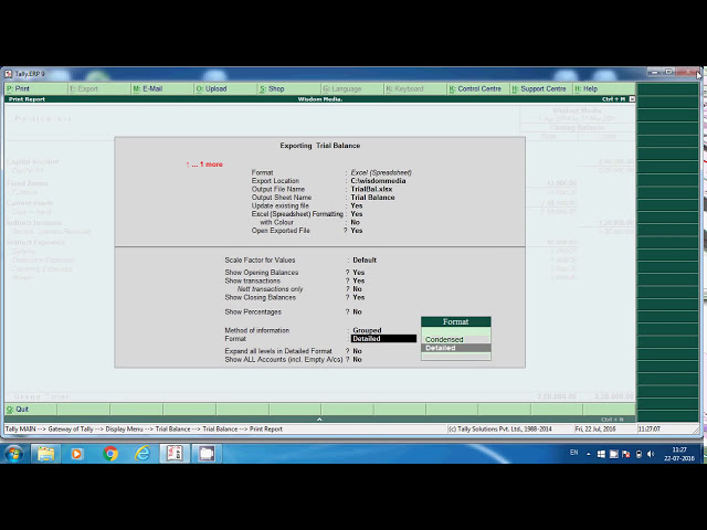 فیلم آموزشی: چگونه داده ها را از Tally به Excel یا PDF صادر کنیم با زیرنویس فارسی