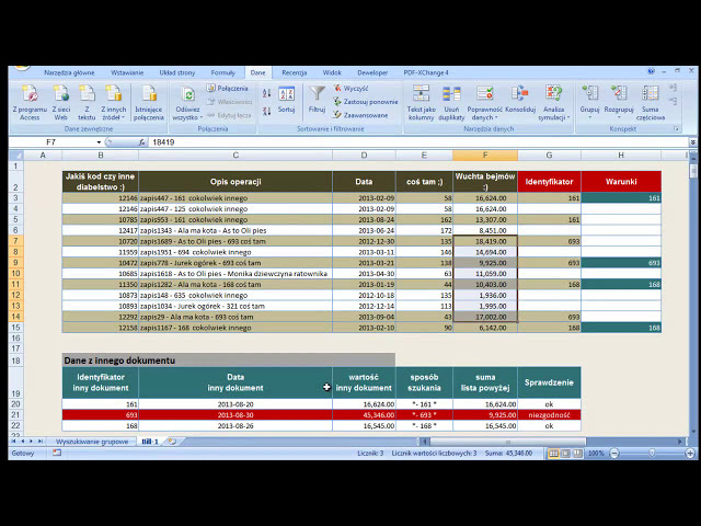 فیلم آموزشی: Excel - Wyszukiwanie grupowe - alternatywa dla filtra zaawansowanego