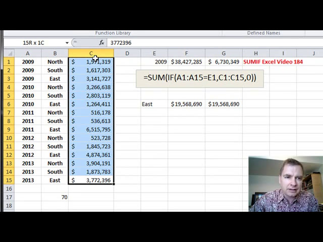 فیلم آموزشی: Excel Video 354 SUM و IF در یک آرایه با زیرنویس فارسی