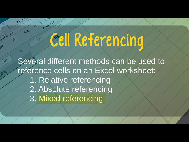 فیلم آموزشی: نحوه استفاده از مراجع سلولی نسبی، مطلق و مختلط در مایکروسافت اکسل با زیرنویس فارسی