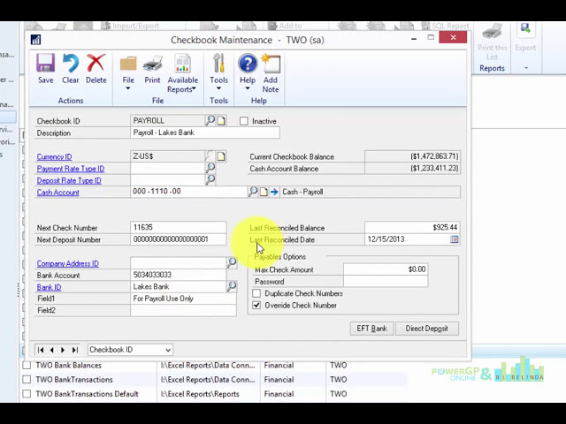 فیلم آموزشی: از SmartList تا Excel Refreshable Reports در Microsoft Dynamics GP با زیرنویس فارسی