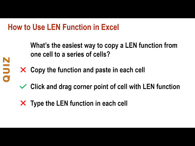 فیلم آموزشی: نحوه استفاده از تابع LEN در اکسل | آموزش گام به گام و آزمون