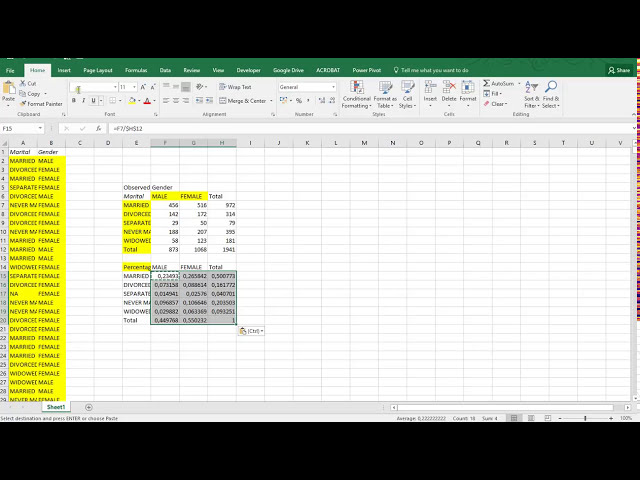 فیلم آموزشی: Excel - جدول متقاطع (شامل درصد) با زیرنویس فارسی